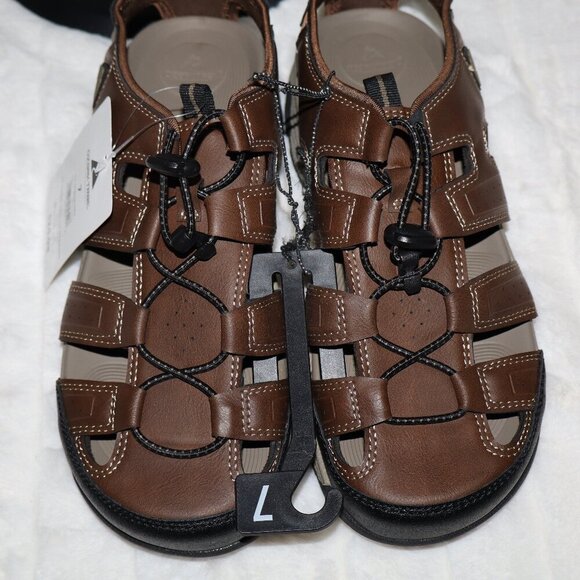 Ozark Trail Hiking Walking Sandals Shoes Men's Size 7 Brown - Picture 1 of 4